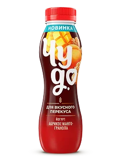 Йогурт питьевой абрикос-манго-гранола