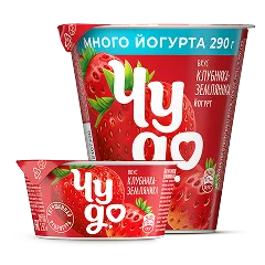 Йогурт густой клубника-земляника