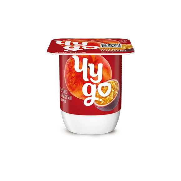 Йогурт густой персик-маракуйя йогуртер