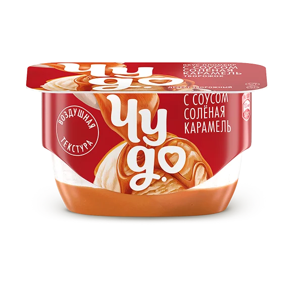 Творожный десерт пломбир-солёная карамель Творожный десерт пломбир-солёная карамель
